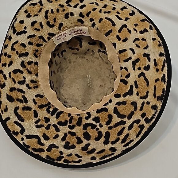 CHAPEAU CREATIONS CHEETAH PRINT HAT main image 4
